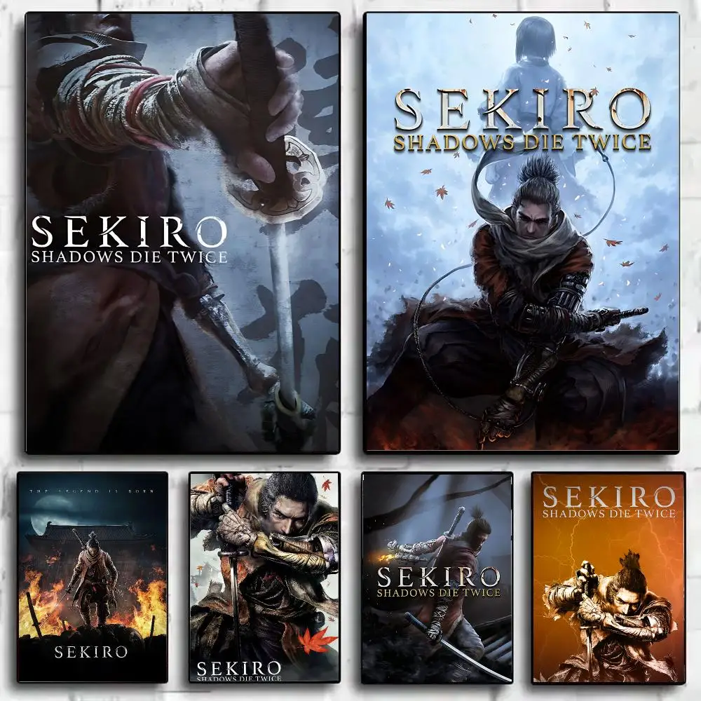 S-Sekiro Poster HD Wall Art Print for Bedroom Living Room Office Bar Modern Aesthetic Home Decor