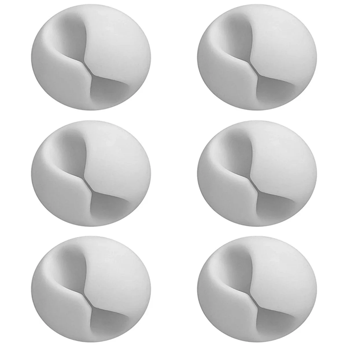 6-Piece Desk Cable Organiser Clips product image