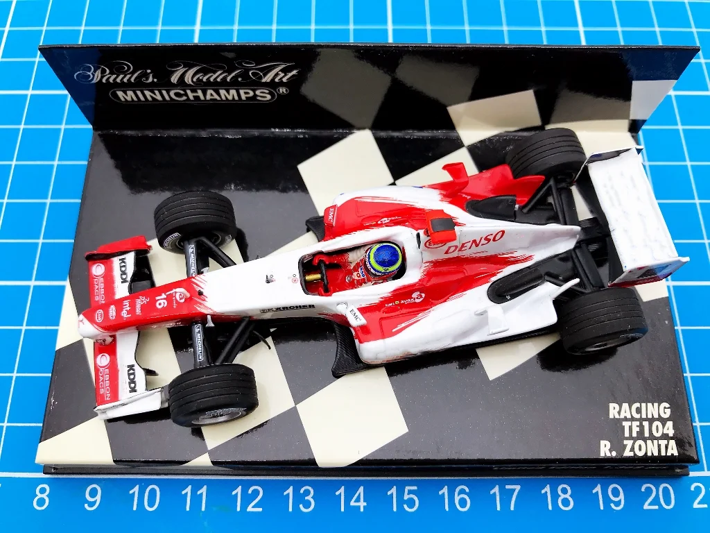 Minichamps 1:43 F1 TF104 2004 Zonta Simulation Limited Edition Resin Metal Static Car Model Toy Gift