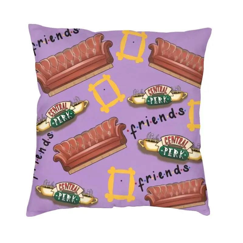 Classic Friends TV Show Square Pillowcover Home Decorative Cushion Cover Throw Pillow for Sofa Double-sided Printing