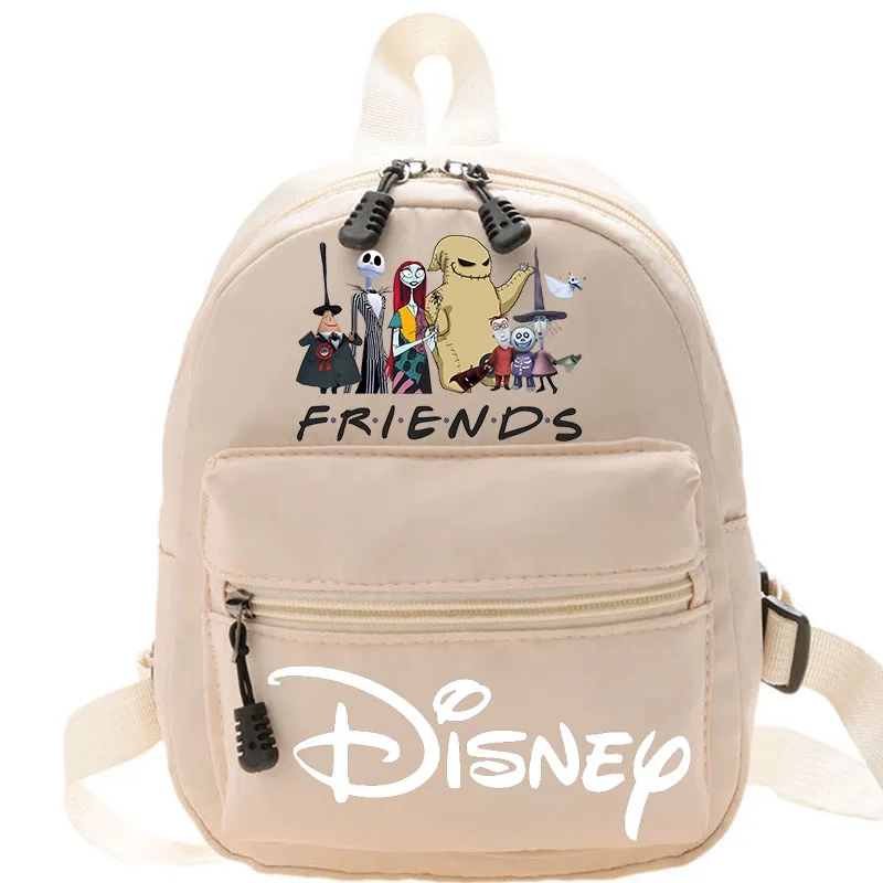 

Disney The Nightmare Before Christmas Jack Sally Women's Backpack 2024 Mini Trendy Simple Cool Teen Girls Fun Fashion Backpacks