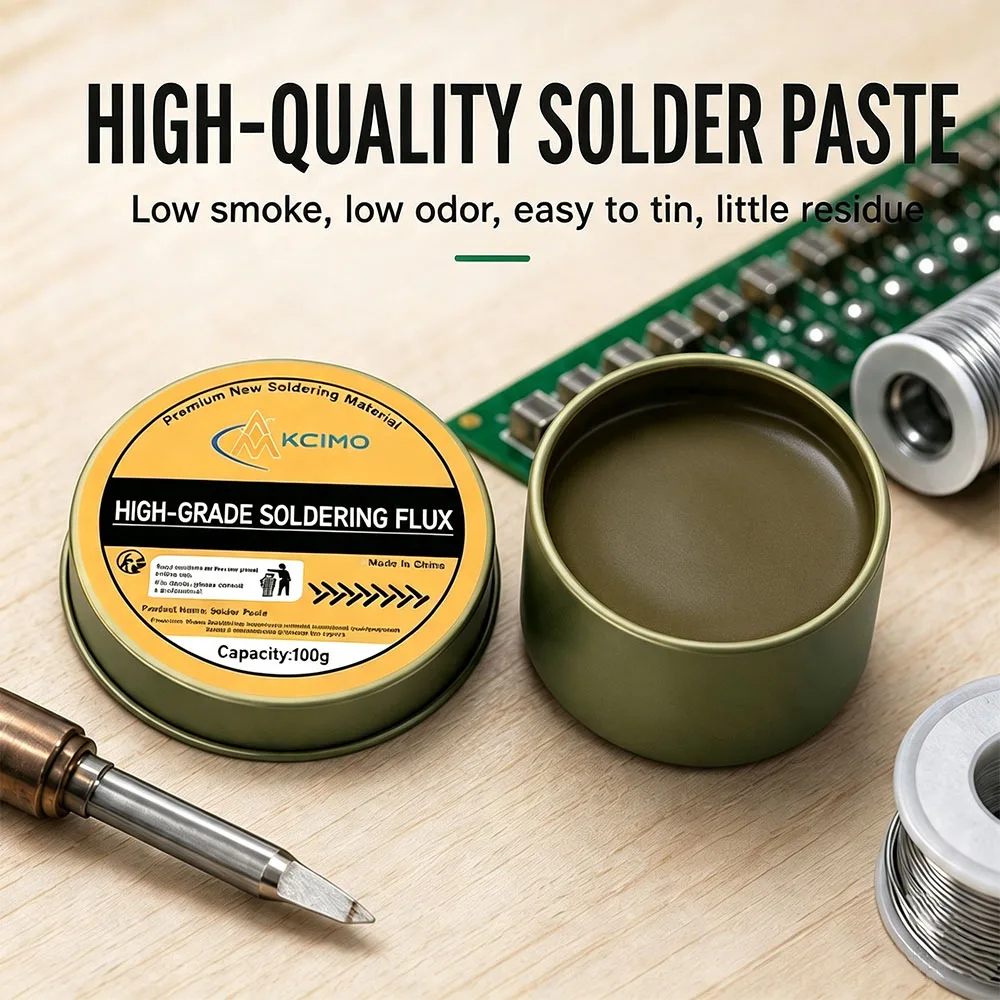 35g 100g Rosin Solder Paste Flux Multi‑Spec Soldering Aid Paste For PCB BGA Chip CPU Rework Electronic Maintenance Welding Tool