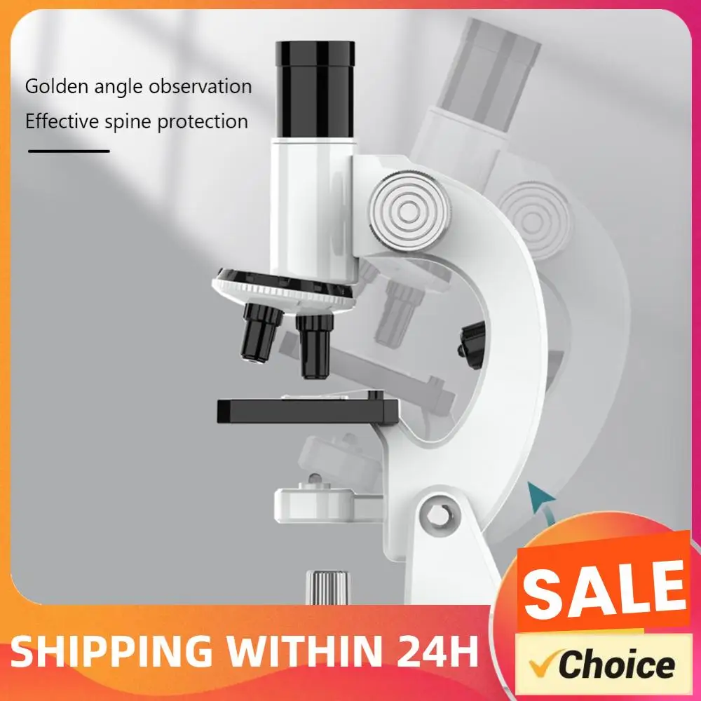 

Биологический микроскоп 200X-4800X с набором предметных стекол для взрослых и студентов, монокулярный LED-микроскоп для школы, лаборатории, домашнего обучения
