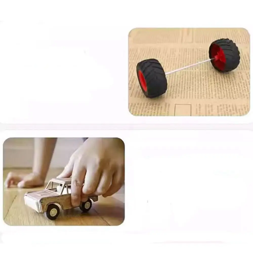 고품질 직경 30홀 2mm 사륜 블랙 DIY 부품 플라스틱 휠 액세서리 드라이브 카 휠