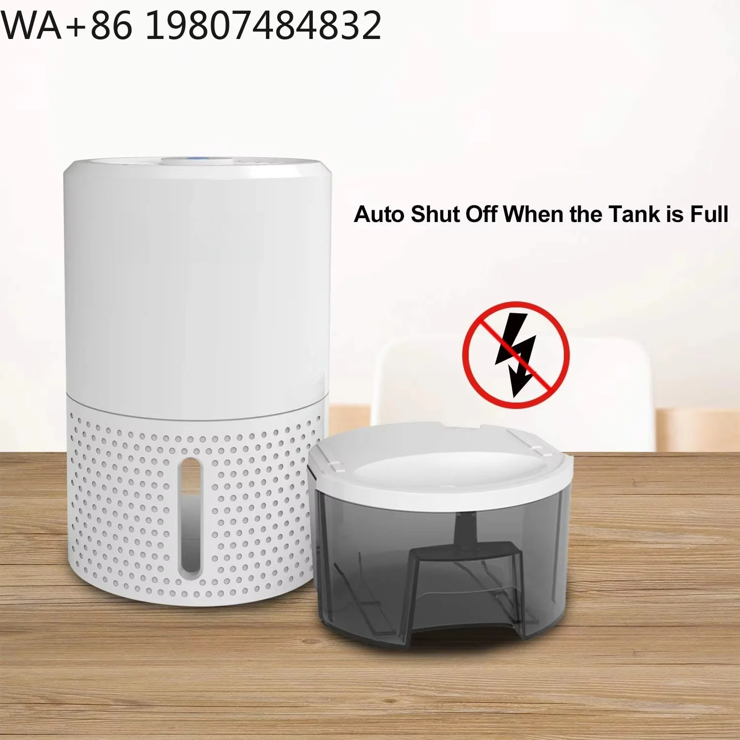 900ML Detachable Tank Portable Mini Damp Absorber Silent Timing Humidity Adjust Compact Mildew Remover Wholesale Supply