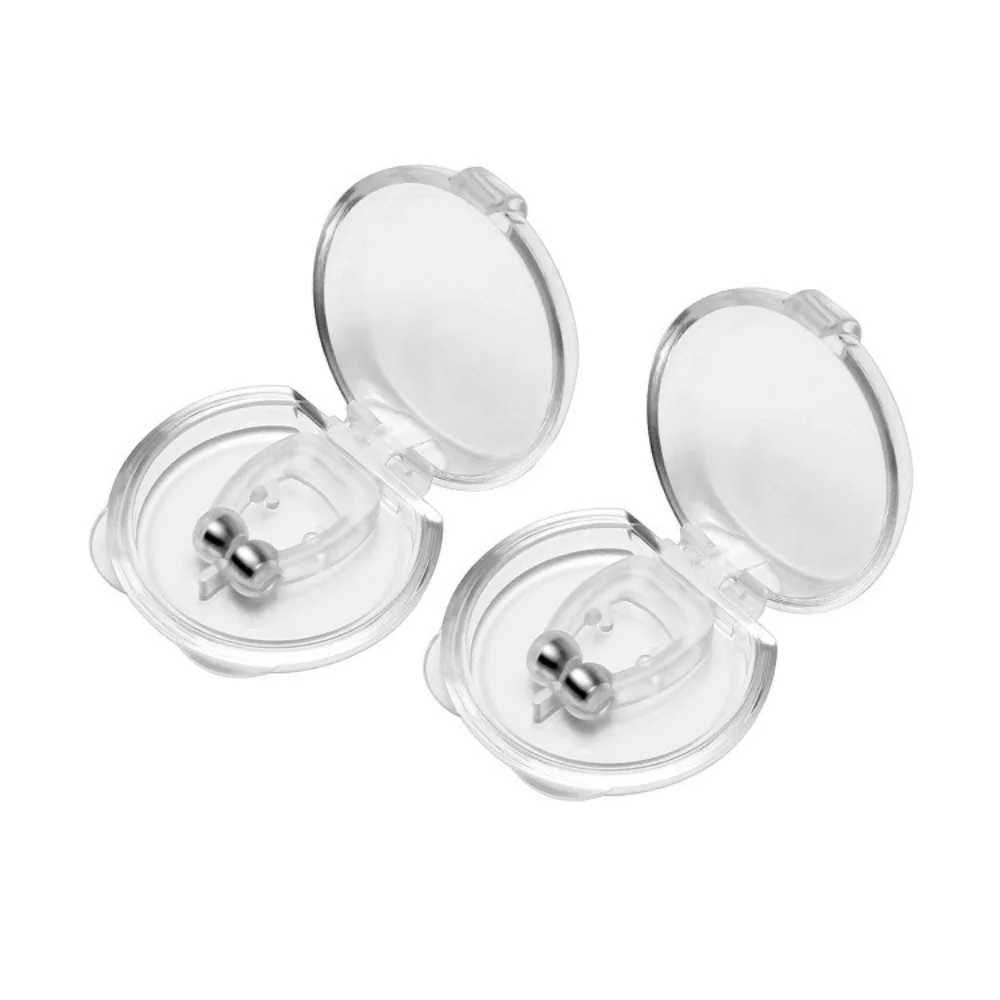 New Premuim Silicone Anti Device Snoring Nose Clip Magnetic Sleep Tray Sleeping Aid Improve Sleeping Easy Breathe Apnea Guard