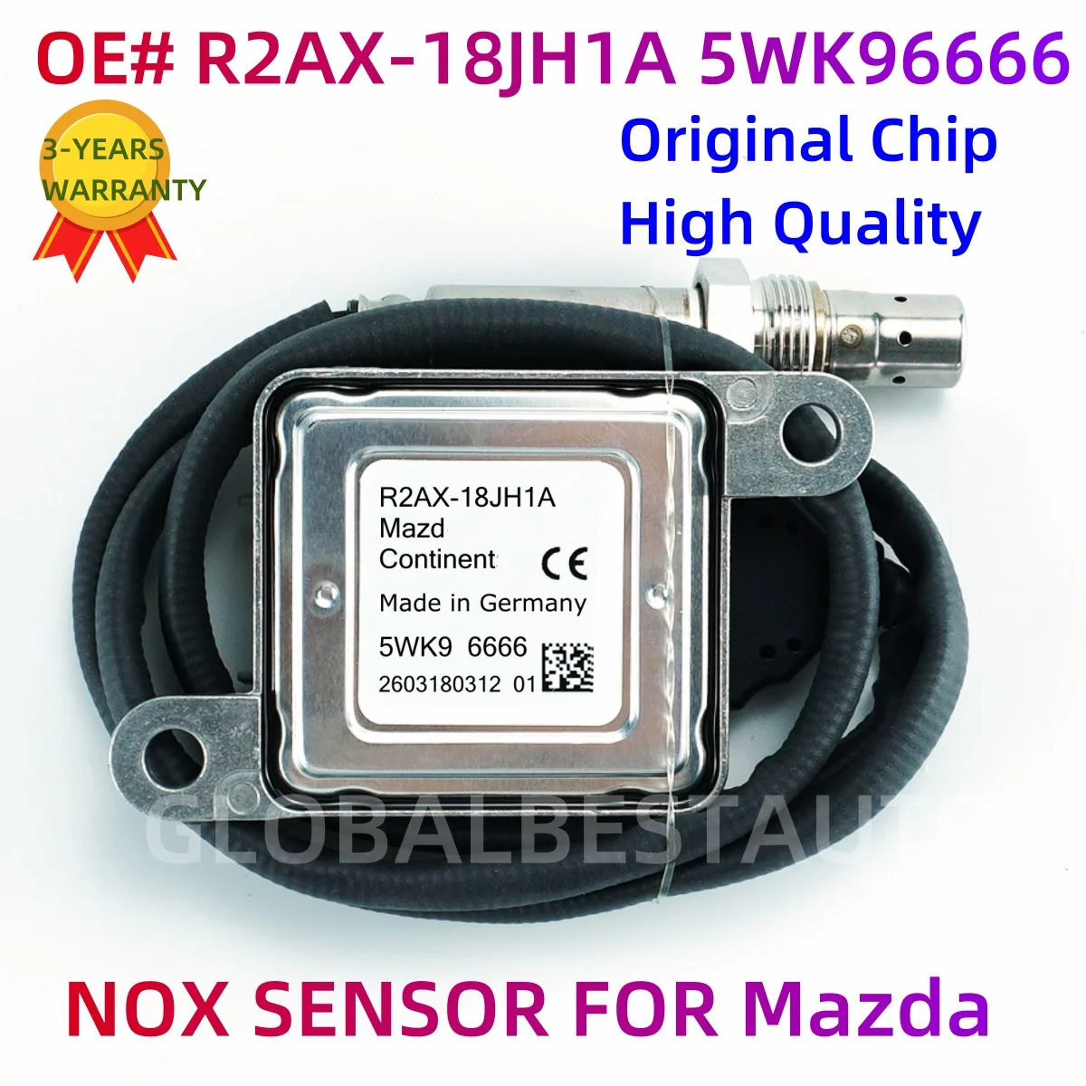 

Датчик оксида азота R2AX18JH1A 5WK96666, оригинальный, новый, для Mazda CX-7 2.2L Diesel