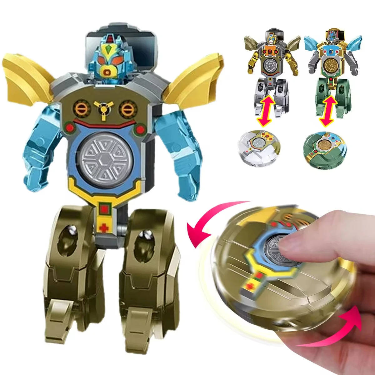 Creatieve Fidget Spinner Gyro Vervormde Robot 360 Roterende Bal Mechanische Antistress Zintuiglijke Speelgoed voor Volwassenen Kinderen Gift