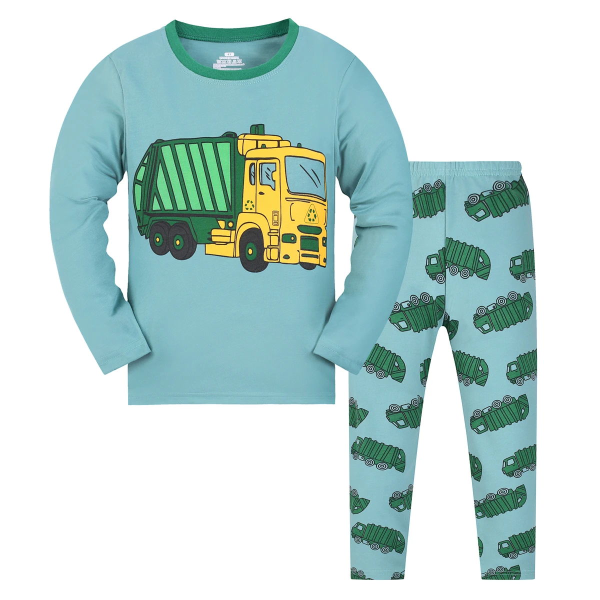 Jungen-Pyjamas Winter Langarm Kinder-Set Kleinkinder Schlafanzug Größe 2-9 Jahre – Detail 4