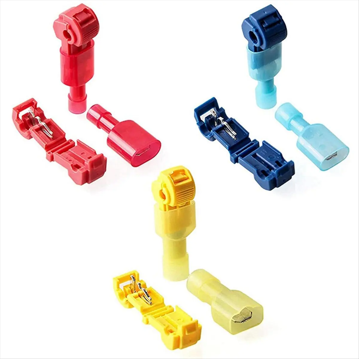 

A23PBG Ant Clamp T-Type Non-Break Line Main Line Branch Connector 480pcs Nylon Insert Cold Press Terminal