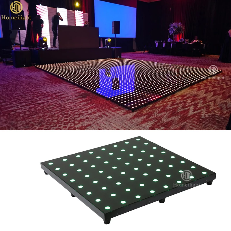 

LED matrix Dance Floor Dj Lights Portable Waterproof Panels Led Digital 8x8 Pixel Dancefloor Panels