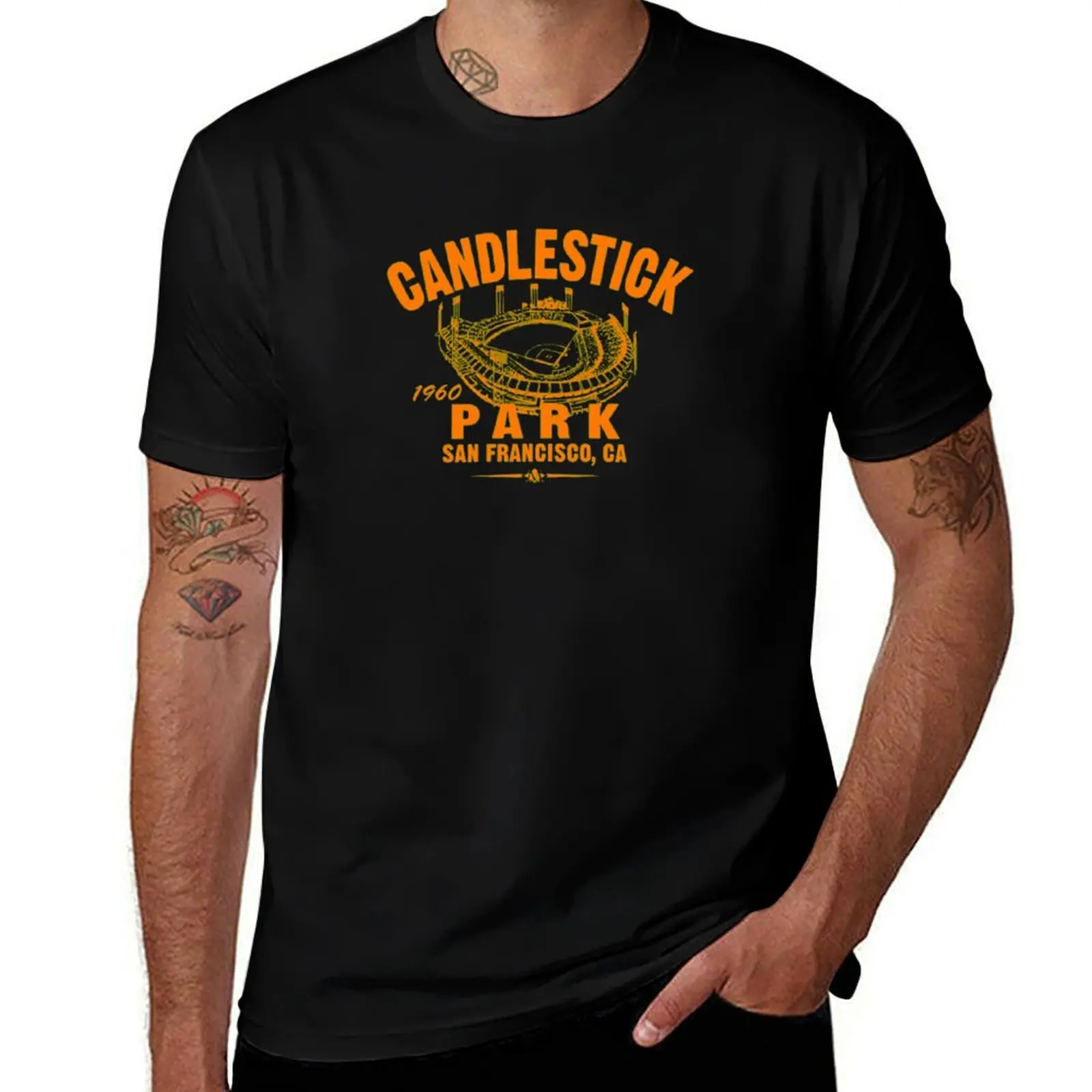 Candlestick Park Baseball San Francisco T-Shirt Plus Size Lightweight Top T-Shirt