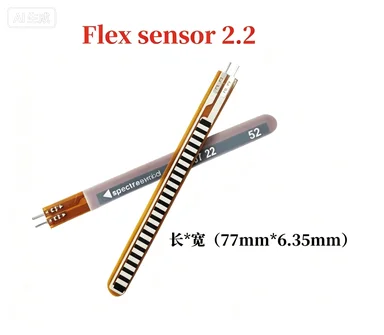 Robotic Electronic Glove Development Kit Original Imported 2.2/4.5 Flex Sensor Bend Sensor for DIY Projects