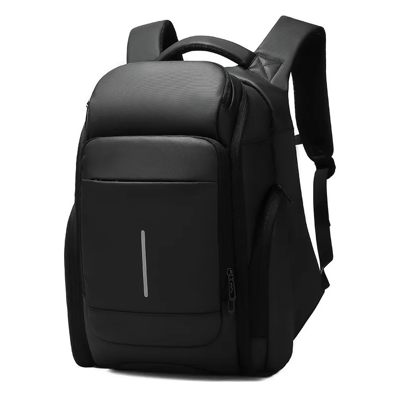 Mochila de negócios de grande capacidade para homens, mochila impermeável ao ar livre, bolsa de viagem grande masculina, 15,6 \