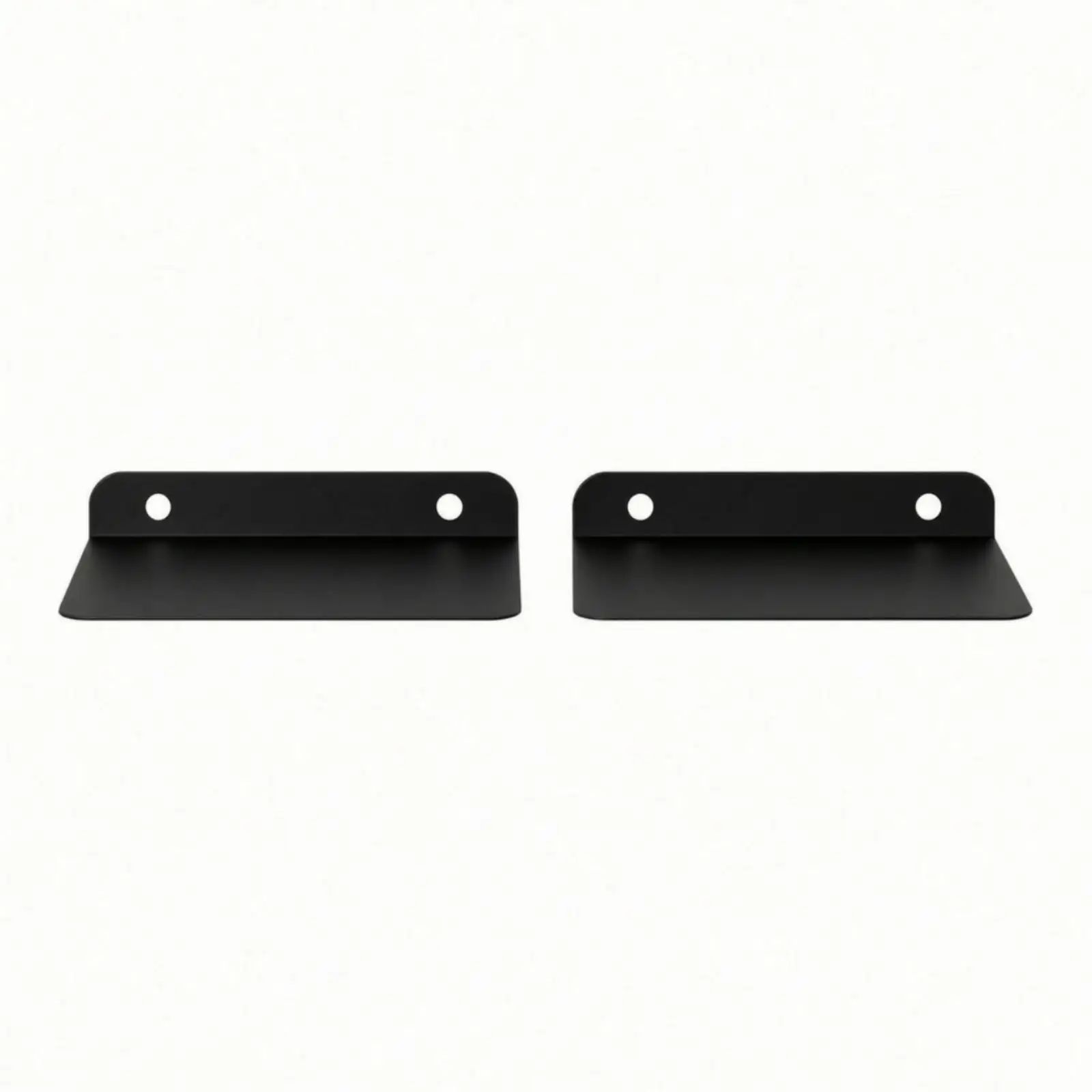 2 Pieces Floating Shelf with Backplate Long-Lasting Furniture Sturdy for Kitchen