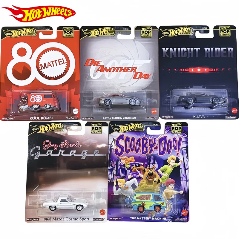 

2025 Genuine Hot Wheels Pop Culture Mix 1 Hxd63 G Car Mattel The 80th Anniversary Mattel Model Collection Diecast 1:64 Metal Toy