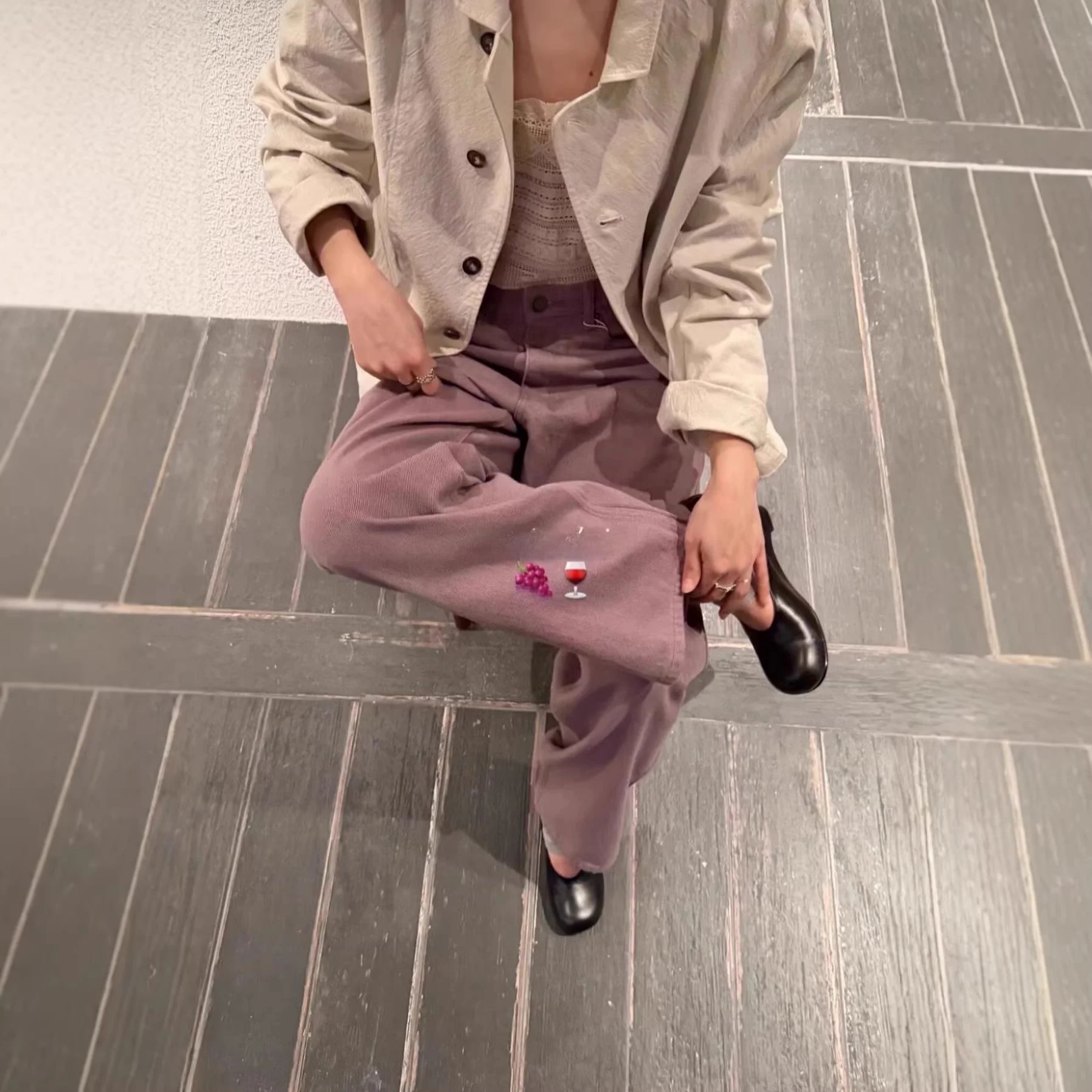 

Джинсы прямого кроя с высокой талией, свободные, облегающие, женские повседневные хлопковые брюки в винтажном стиле Dongda Gate Viaplin