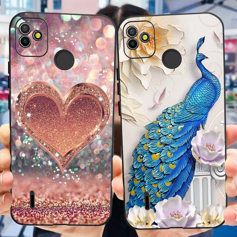 For Tecno Pop 5 Case Pop5 BD1 BD2 Cute Fashion Painted Back Cover Soft Silicone Phone Case For Tecno Pop 4 Pop4 BC2c BC1s Bumper