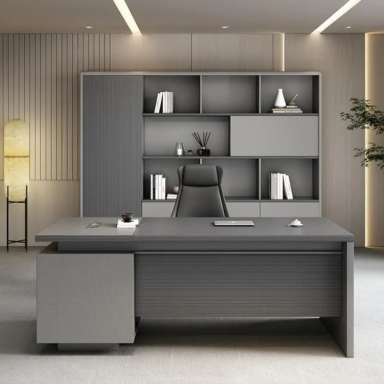 Desk Boss Desk Simple Modern Small Office Special Large Desk Bookcase Combination Leader Supervisor Manager