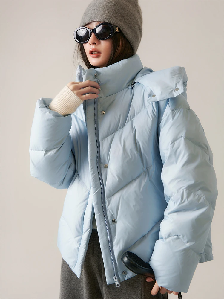 

ort Fem down Jaet Soft Candy Small Square Bag Parent-Child Goose down Coat Fem ort Sle White Goose Feather