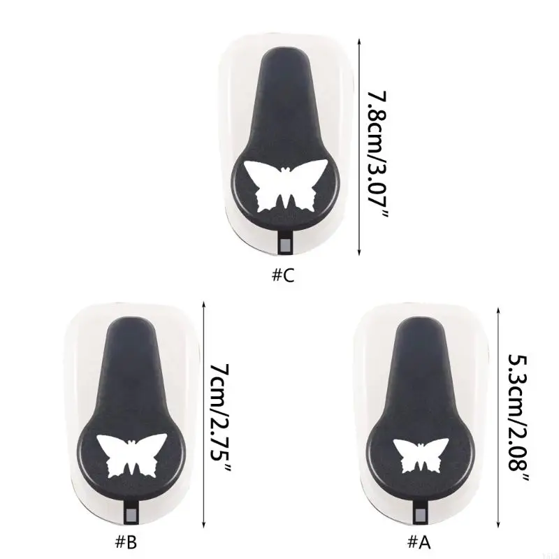 Y5LB Butterfly Hole Single Hole Puncher Paper for Card Making DIY Craft