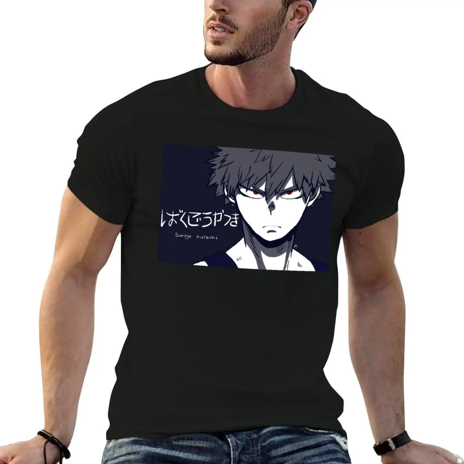 Katsuki Bakugo T-Shirt Sweat Resistant Workout Tee Shirt