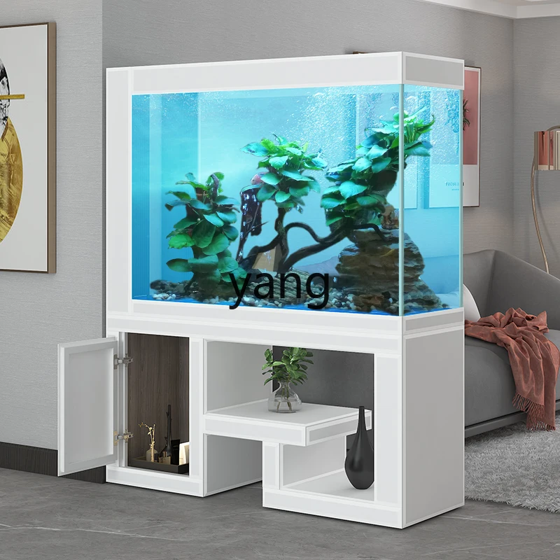 

Yhm fish tank living room floor household entrance ecological tank