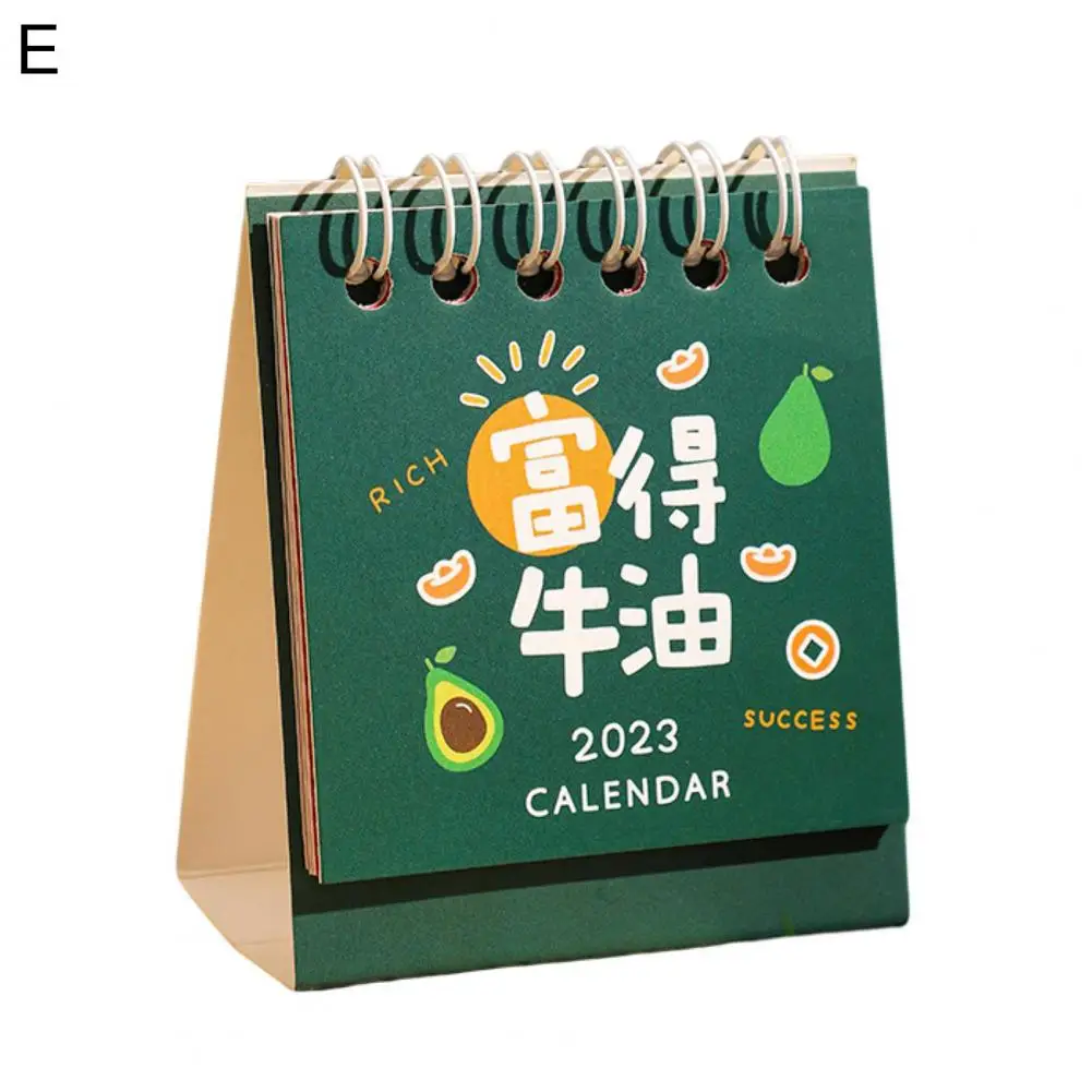 耐久性のあるミニデスクカレンダーは、厚くて2023個のミニスタンドアップテーブルカレンダー紙2023カレンダー (オフィス用) に適しています