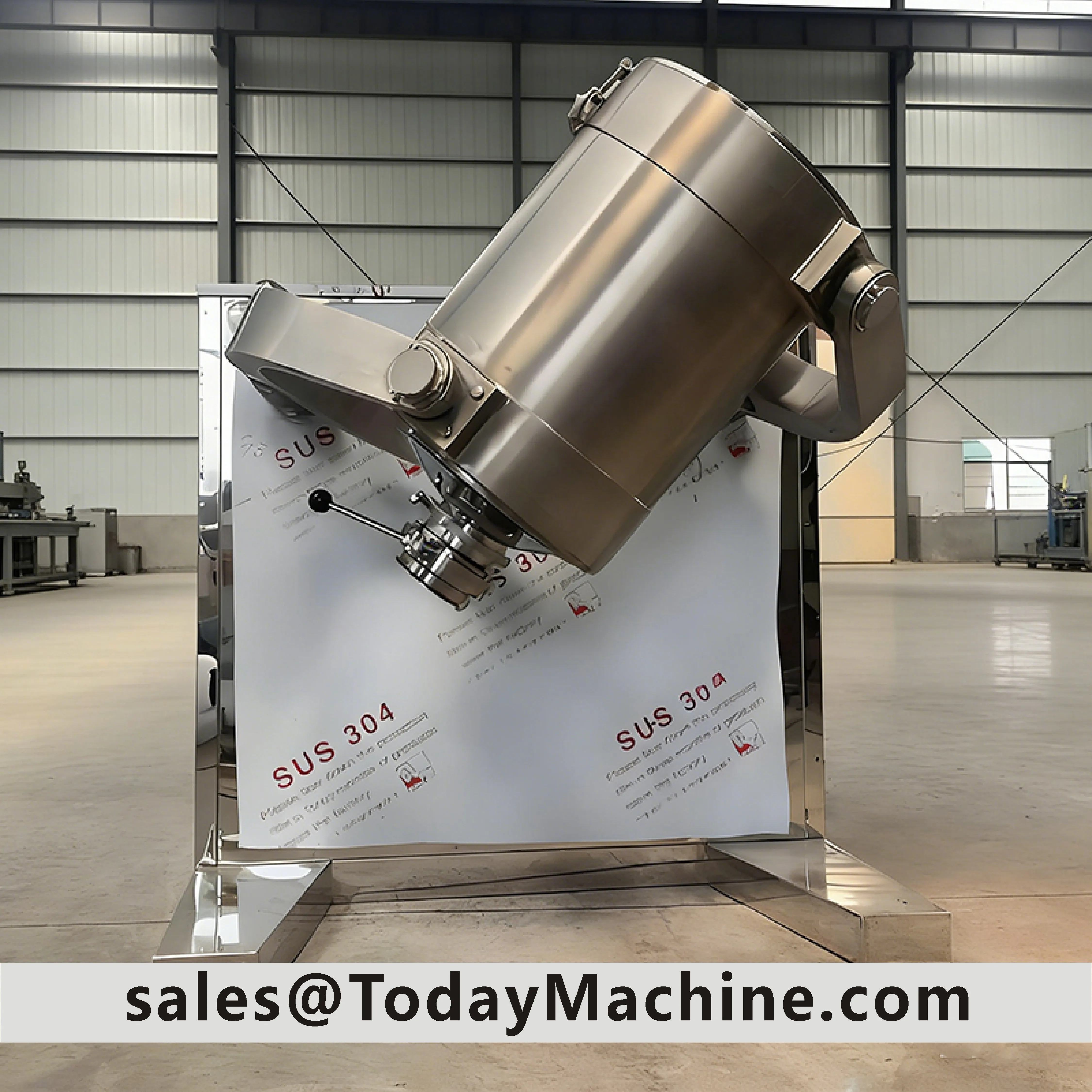 Machine Swing Cereal Motion Blender Tumbler Small Turbula Industrial 3D Motion Mixer for Chemical