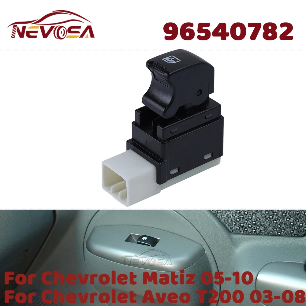 

96540782 For Chevrolet Aveo T200 2003-2008 Power Window Single Switch Button 612W13720 For Chevrolet Kalos Matiz 2005-2010