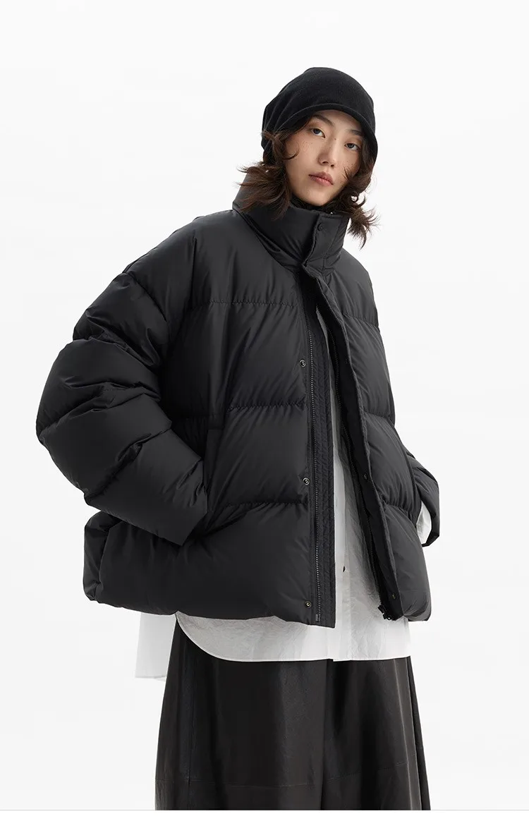 Women's Thickened Cocoon-Shaped Down Jacket, 90% Duck Down, Warm, Loose, Versatile Coat, New Winter 2026 Model