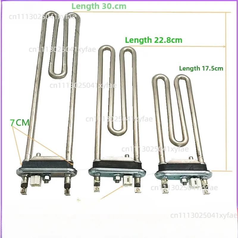 1pcs For LG Skyworth Drum Washer WD-T12410D Heating Tube T12415D Heating Wire 1600W 2000W