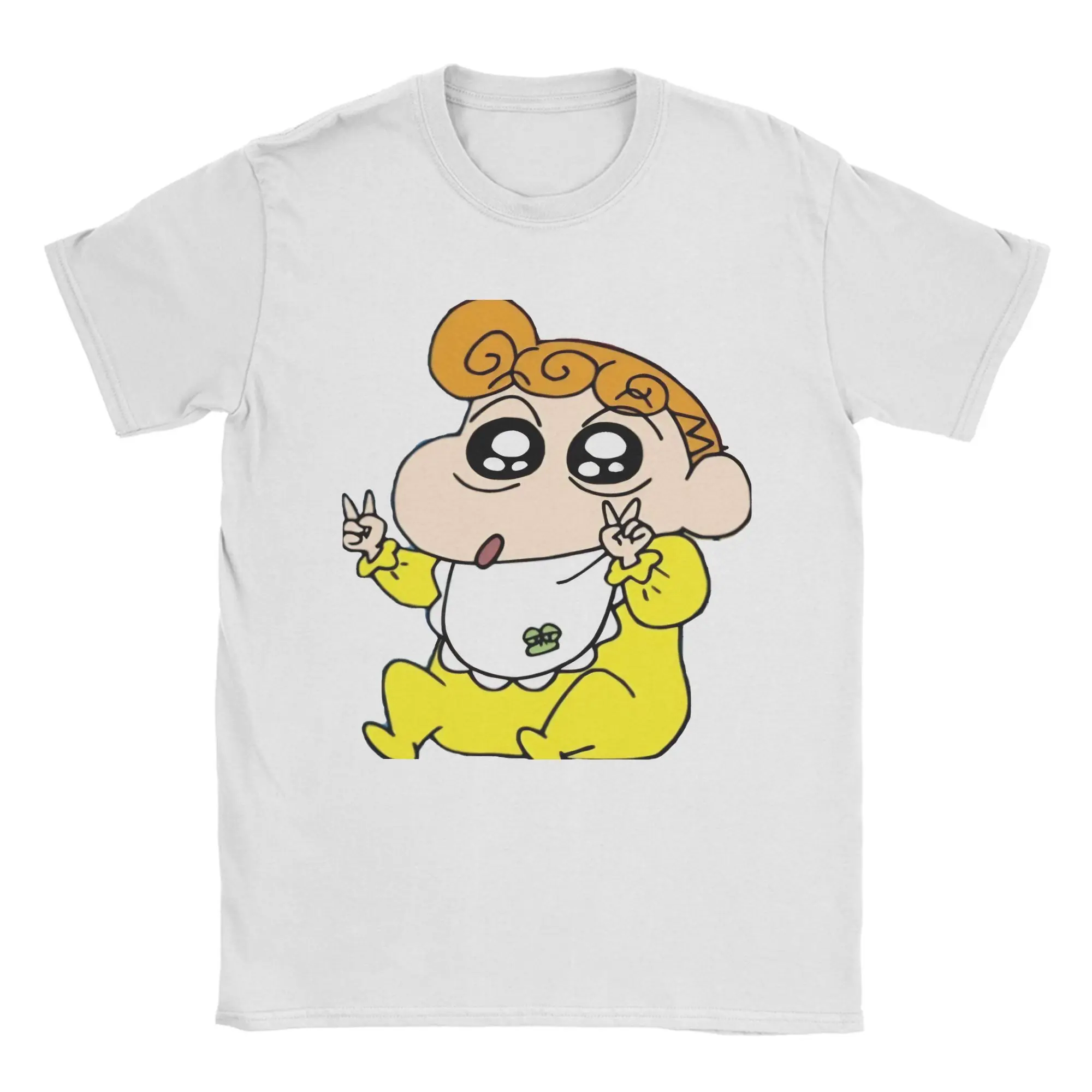 C-Crayon S-Shin-chans Hima‑chan  T-Shirt for Men Women  Leisure Cotton Tees Round Neck Short Sleeve T Shirt