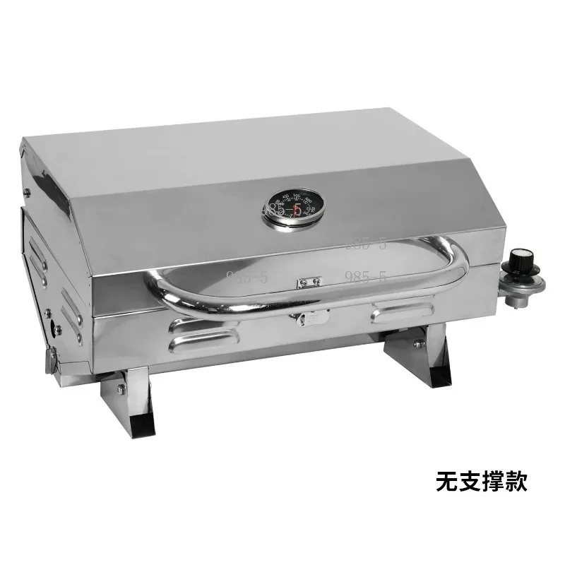 Outdoor Gas Cassette Grill Stainless Steel Rod Holder Design