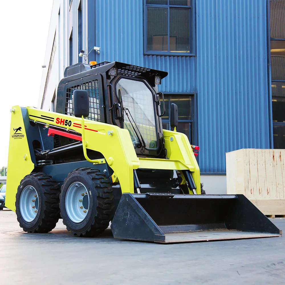 Mini minicargador doméstico, maquinaria pequeña para movimiento de tierras, motor EPA, patín con ruedas, accesorio para pala de nieve, CE personalizado