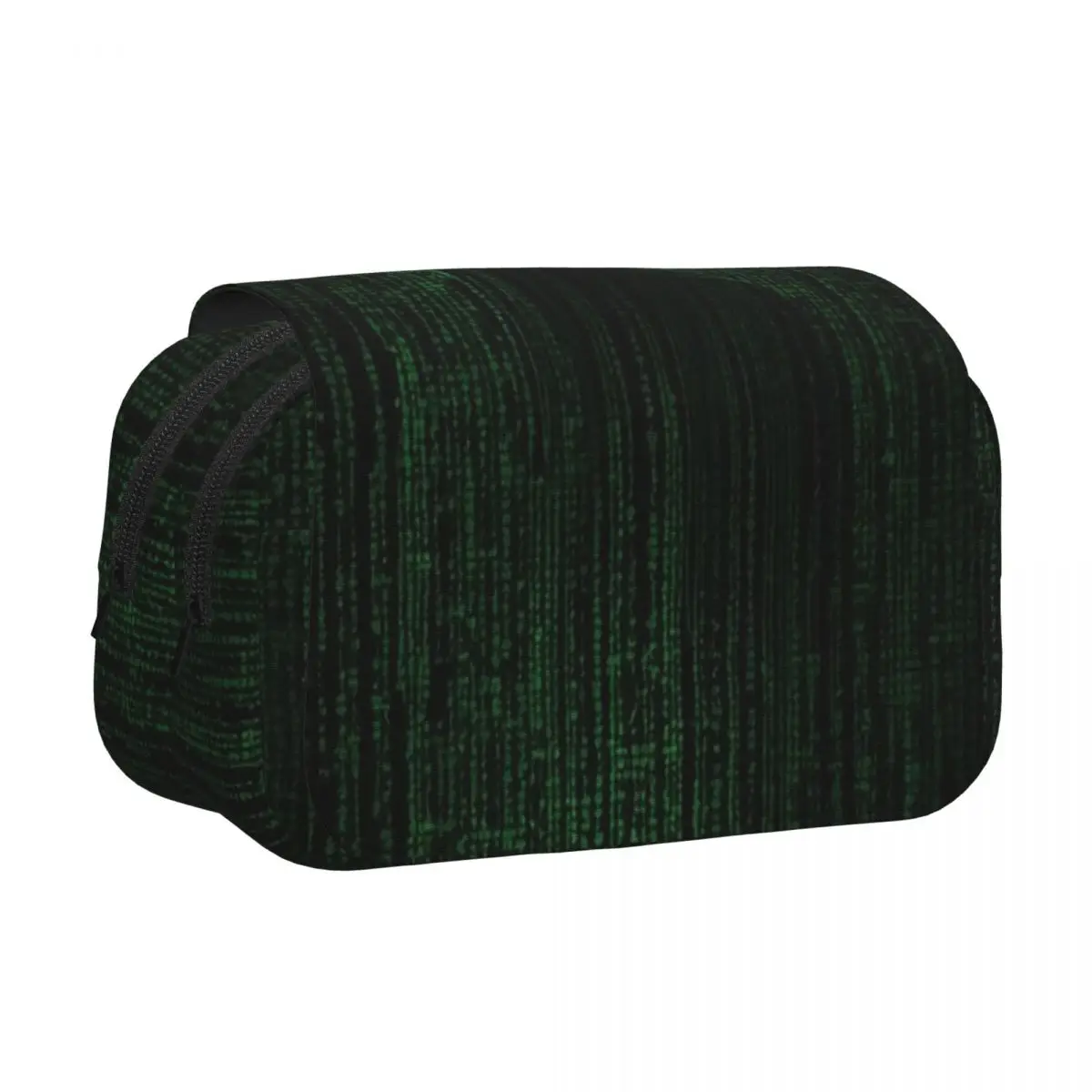 Hacker Code Binary Code Geek Science Computer Pencil Cases Pen Holder Hard Shell Leather Large Storage Pen Box Pencil Bag