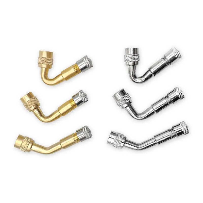Multifunctional Extension Nozzle Elbow Double Inner Tire Valve Extension Pipe Air Rod