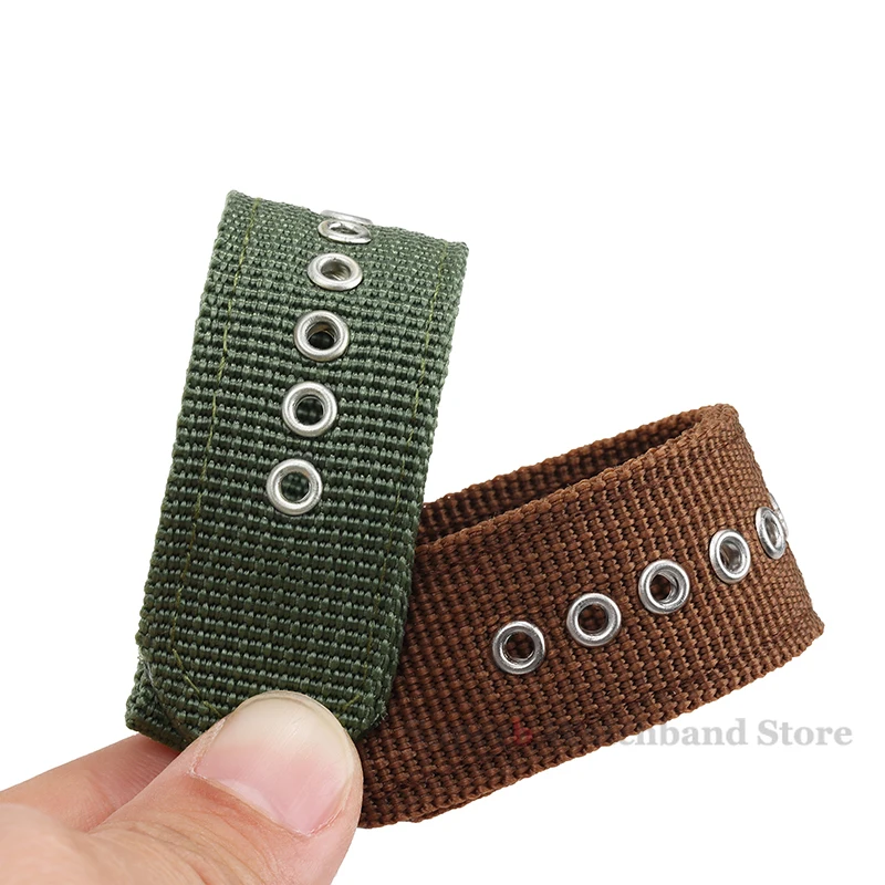 16mm 18mm 20mm 22mm Nylon Canvas Watch Band Woven Soft Belt Universal Bracelet for Men Women Sport Quick Release Wrist Band