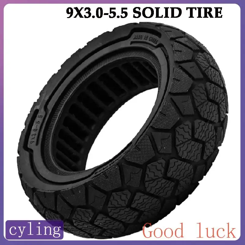 

Off road solid rubber tires 9 * 3.0-5.5 anti-skid tires suitable electric scooter for Kugoo Kukirin G2 Pro