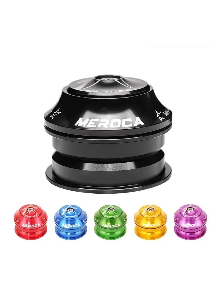 AliExpress MEROCA Bicycle Headset 44-44mm Ultralight Seal Bearing 1 1/8 Integrated Steering Front Fork Built-in Straight Pipe Tube Bowls
