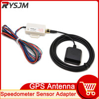 AD Speedometer Sensor Adapter GPS Antenna GPS Speed Sender Covert To Pulse Signal Output Speed Signal To Speedometer / Tachmeter