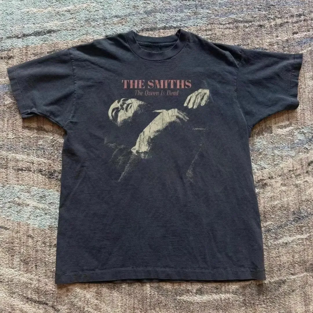 The Smiths Casual T-Shirt Cotton Graphic Oversized Unisex T-shirt Streetwear Trendy Cotton Y2k Short Sleeves Classic Hot Product