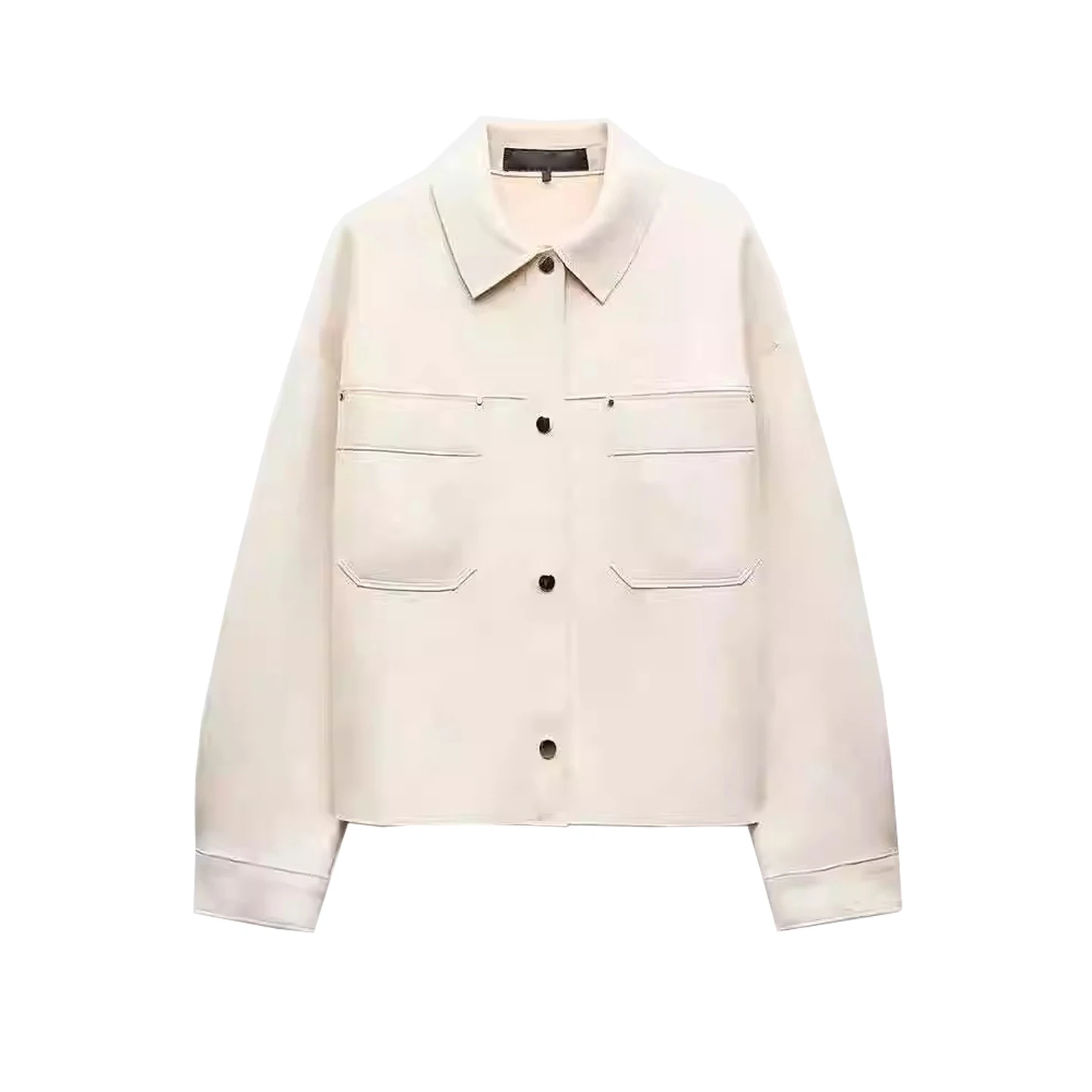 Fall New Arrival Women's College Sle Long Sve Faux Fur ort Jaet Outerwear  Collar Classic Commute Sle Loose Fit