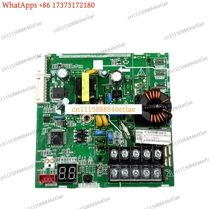 New Communication Main Board for Midea Air Conditioner KFR53WBP3N1Y-E 17122000022912 HVAC Control PCB Module Replacement Part