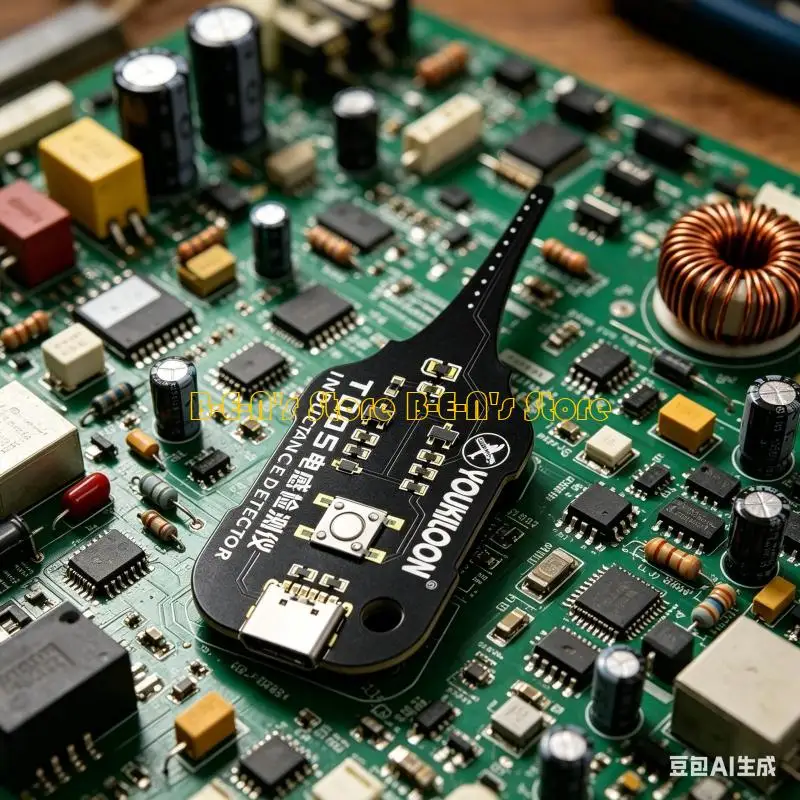 Y1AD Portable Inductance Tester Meter With LED Indicators For Quick Fault Detections On Motherboards Quick Fault Check