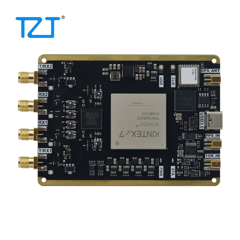 TZT HamGeek upgrade USRP B210 AD9361BBCZ+XC7K325T SDR Development Board USB3.0 Type-C 56MHz Support PPS/10MHz Input