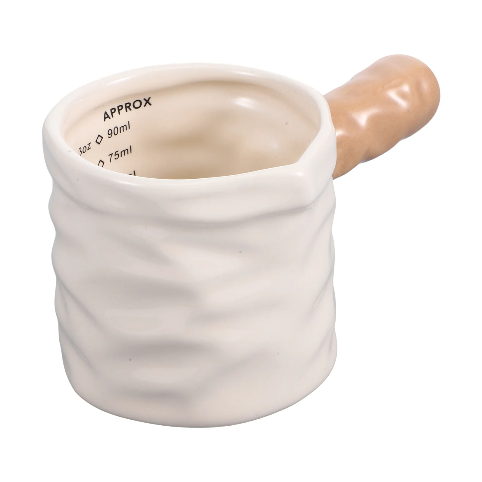

Ceramic Milk Pitcher Creamer Elegant Design Multiuse Pouring Small Portions Sauces Condiments Easy Clean Store Indoor Outdoor