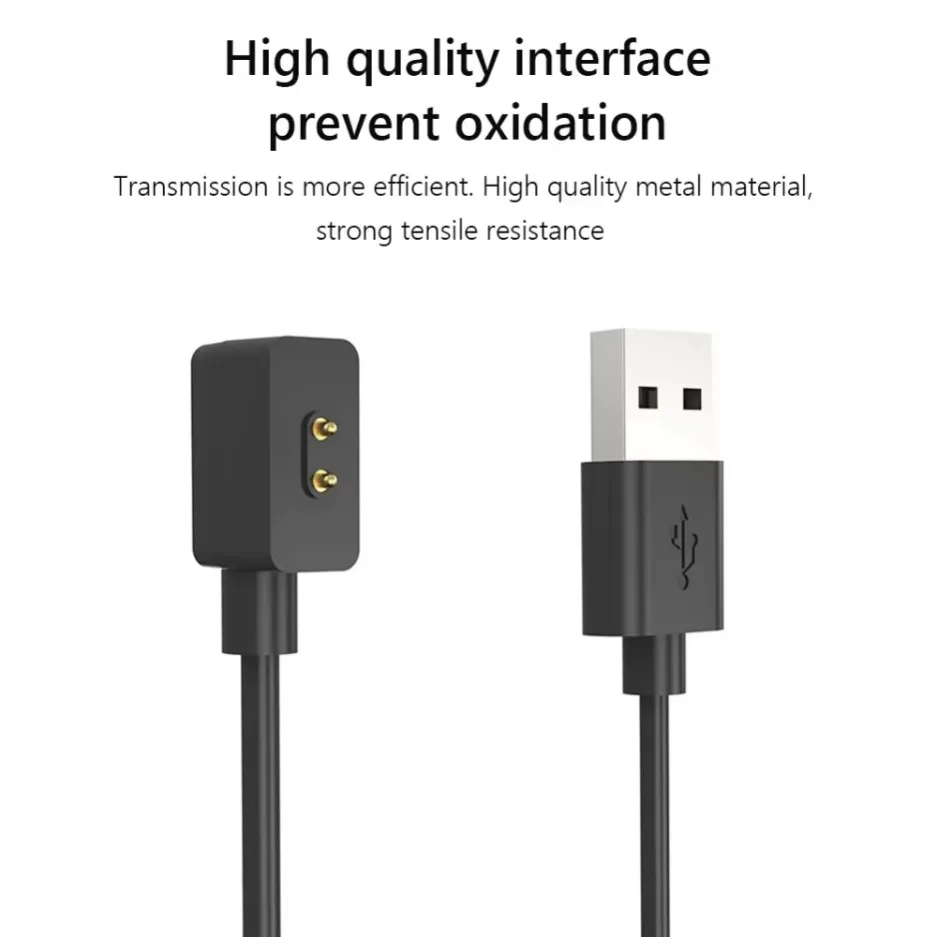 USB Charger Cable For Xiaomi Band 9 8 Active Mi Band 8 Pro Magnetic Charging Cradle Adapter For Redmi Watch 4 5 Charger Dock image 2