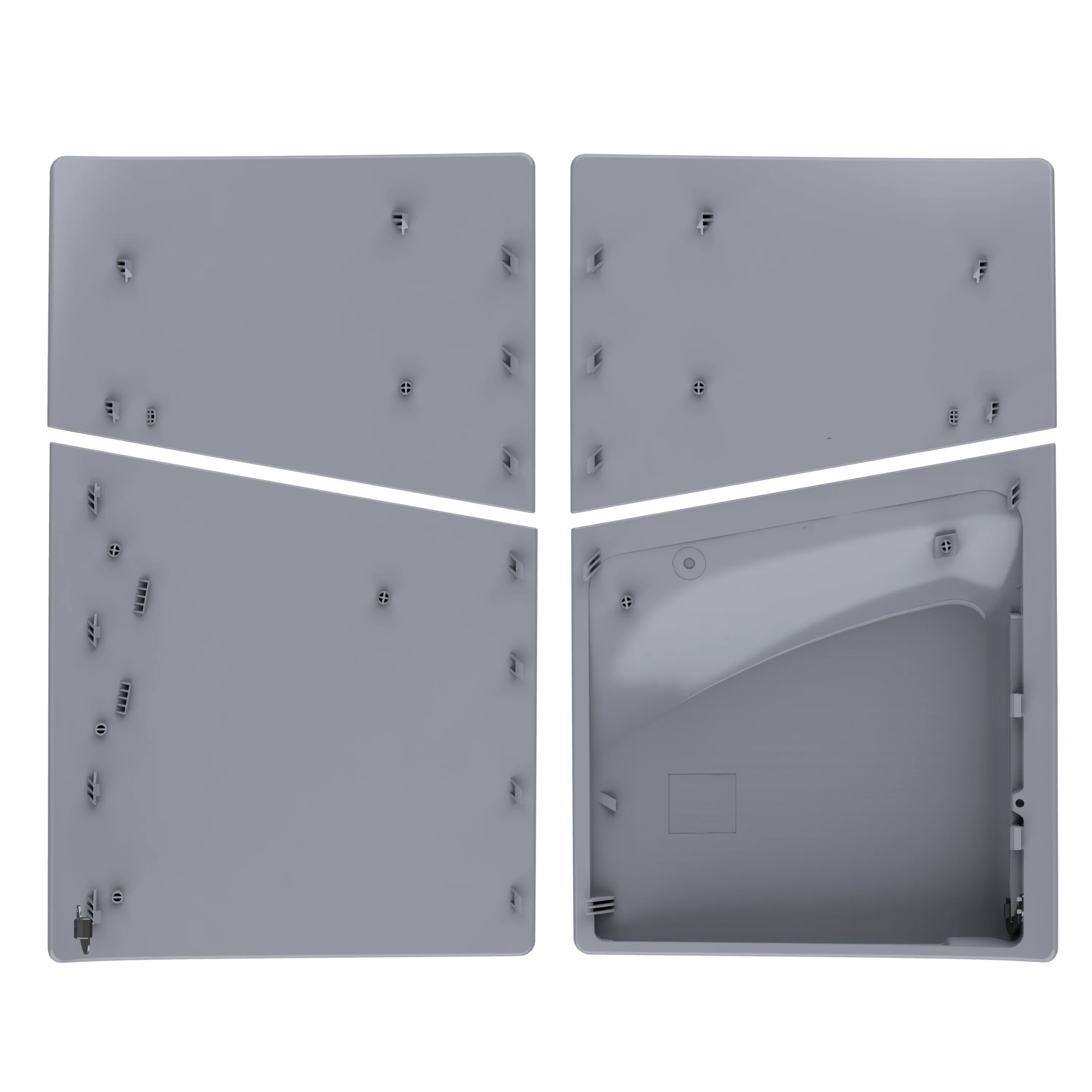30th Anniversary Limited Disc Edition Pro Case for Playstation 5 Pro Grey Replacement Faceplate Shell for PS5 Pro