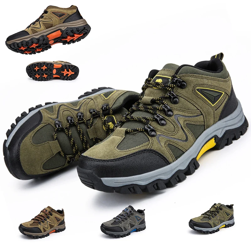 Men's Hiking Anti-velvet Outdoor Hiking Shoes Travel Hiking Sports Shoes Outdoor Sports Casual Shoes